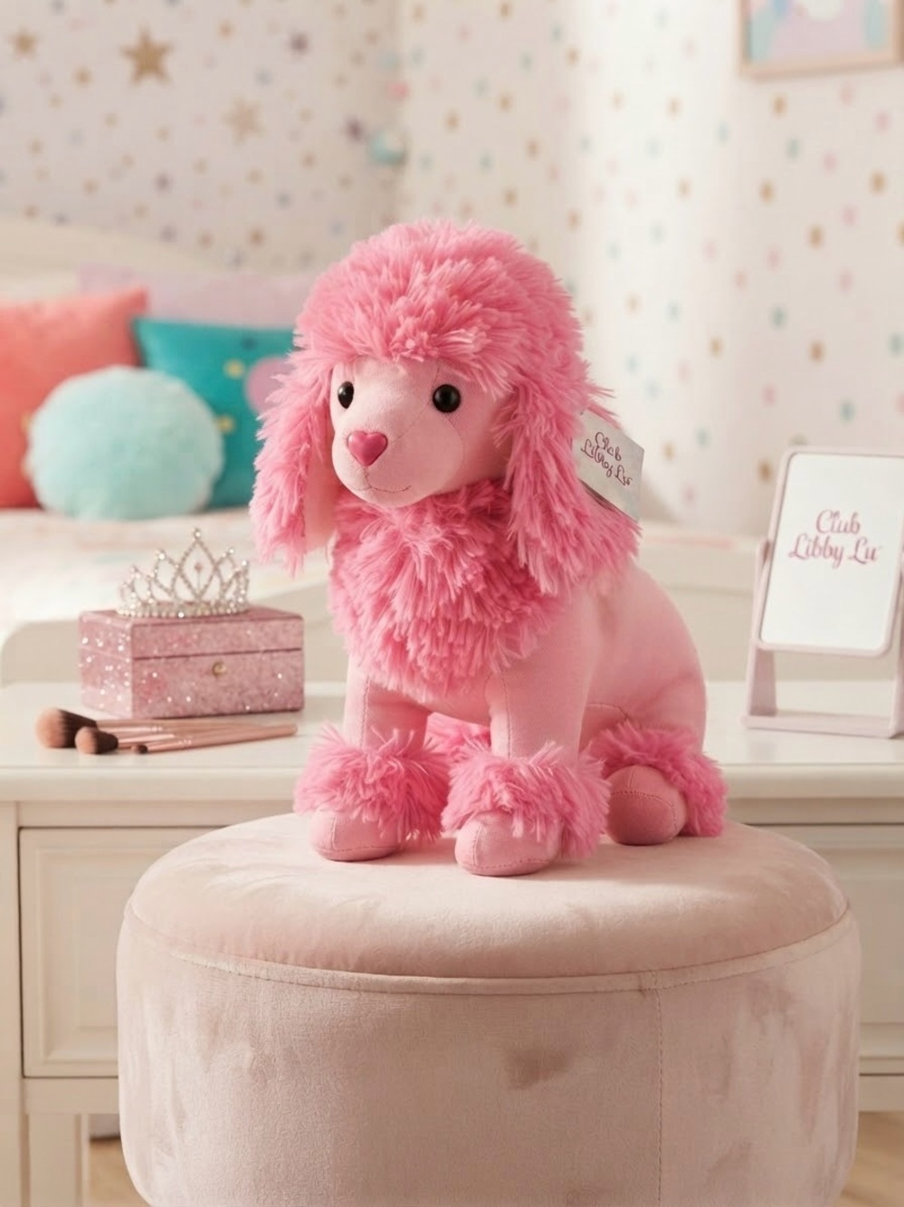 New Club Libby Lu Birthday Signature Pink Poodle Y2K Retro Nostalgic Rare Toy